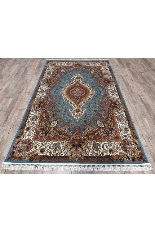 Иранский ковер Farahan 3824 Голубой-крем